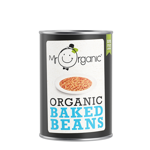 Baked Beans Organic (400g), Mr Organic