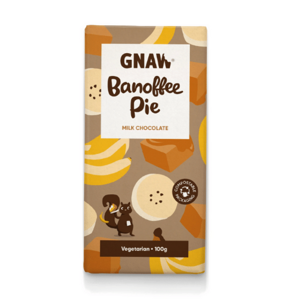 Banoffee Pie Milk Chocolate Bar, Gnaw