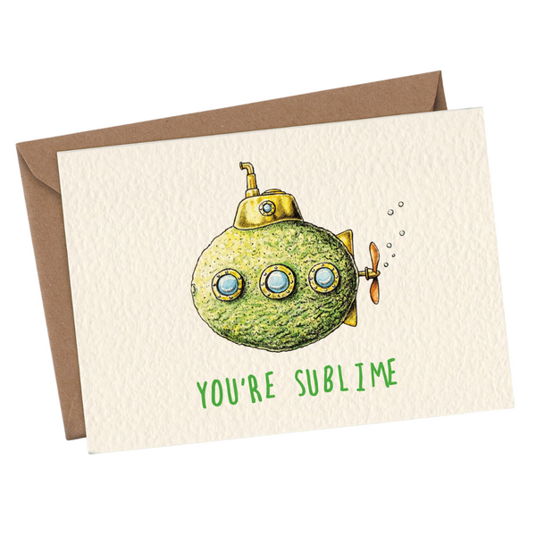 Bewilderbeest - You're Sublime Card - Love Card - Friendship Card