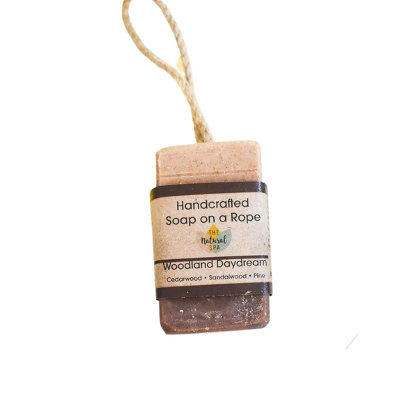 The Natural Spa Cosmetics, Woodland Day Dream Soap On A Rope, 100g