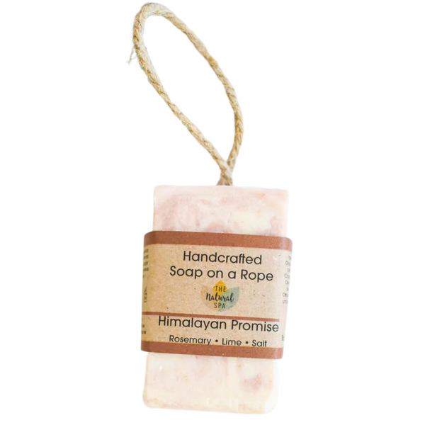The Natural Spa Cosmetics, Himalayan Promise Soap On A Rope, 100g, Salt Soap