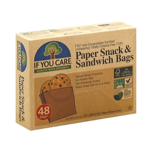 Paper Snack & Sandwich Bags, If You Care