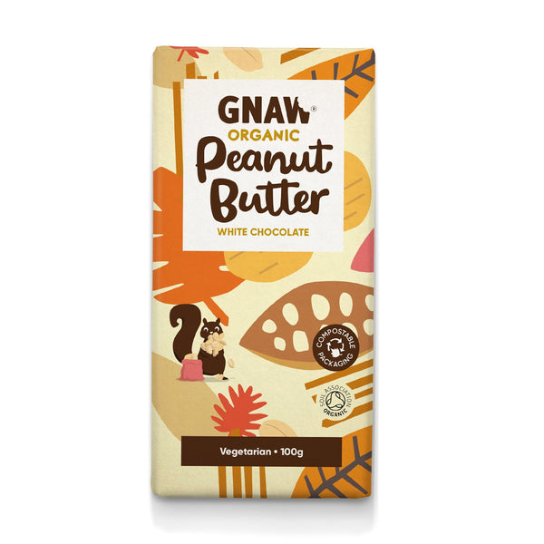 Peanut Butter White Chocolate Bar, Gnaw
